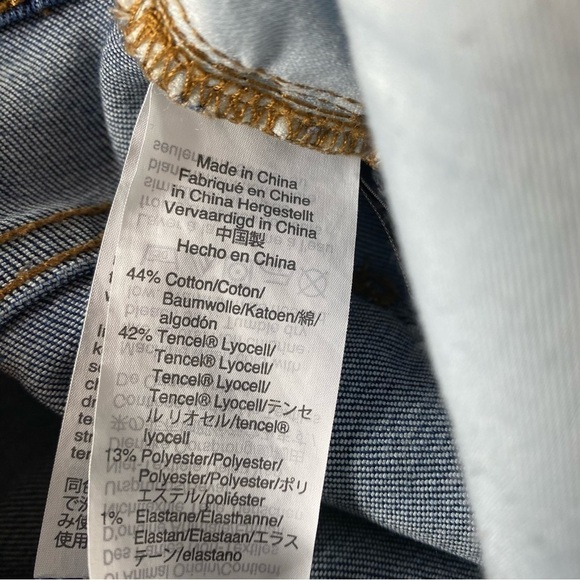 MADEWELL CURVY HIGH RISE SIZE 24p ANKLE / CROPPED SKINNY JEANS - Picture 7 of 9